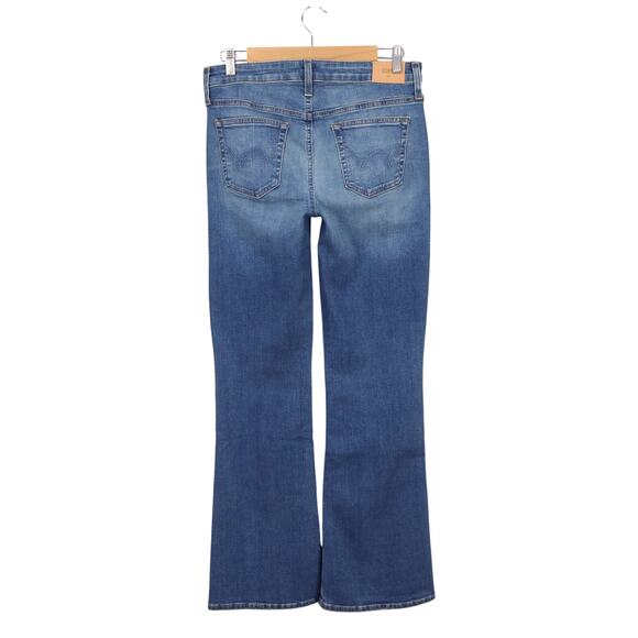 NWT Edwin Lark Mid-Rise Bootcut Stretch Denim Jean In Flashback Blue Size 29 - Picture 2 of 6